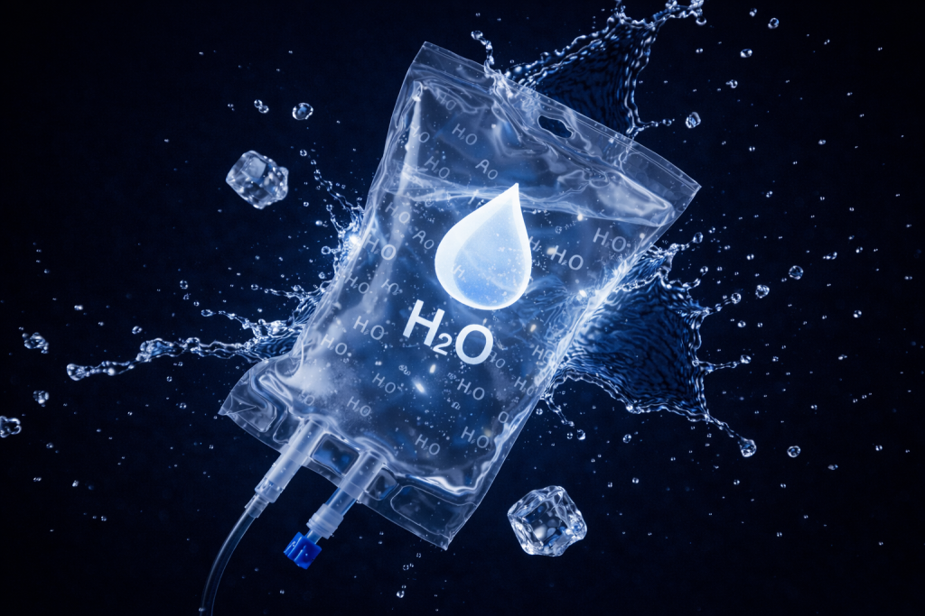 IV BAG WITH H2O